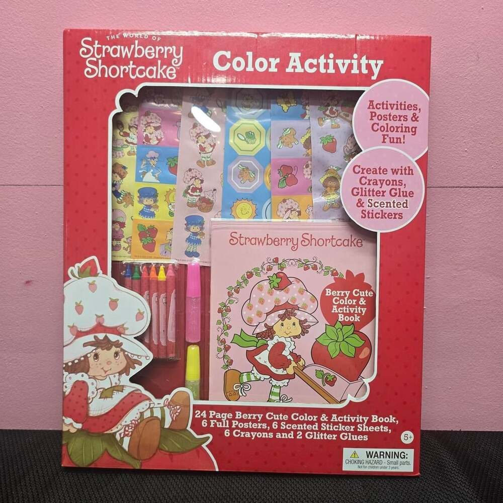 Strawberry Shortcake Color Activity Set Crayons Stickers